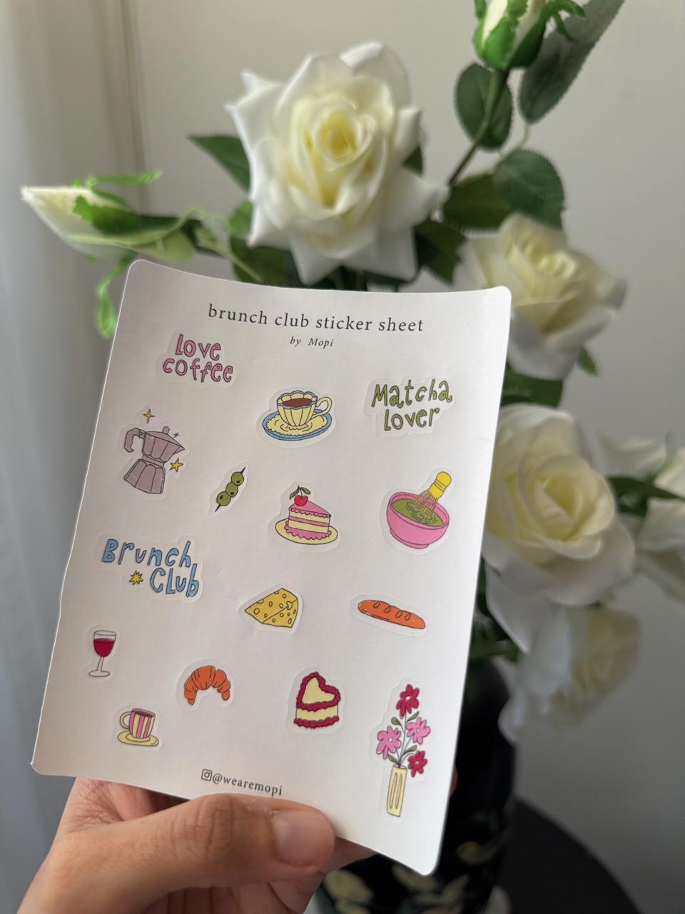 BRUNCH CLUB STICKER