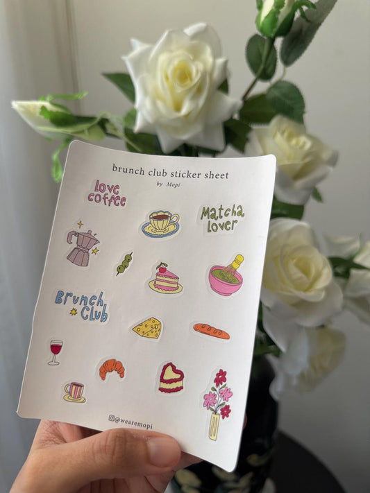 BRUNCH CLUB STICKER