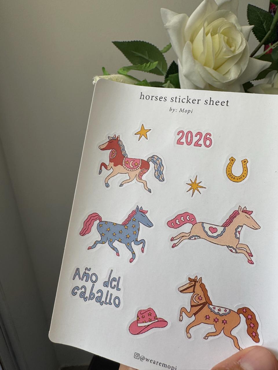 HORSES STICKER