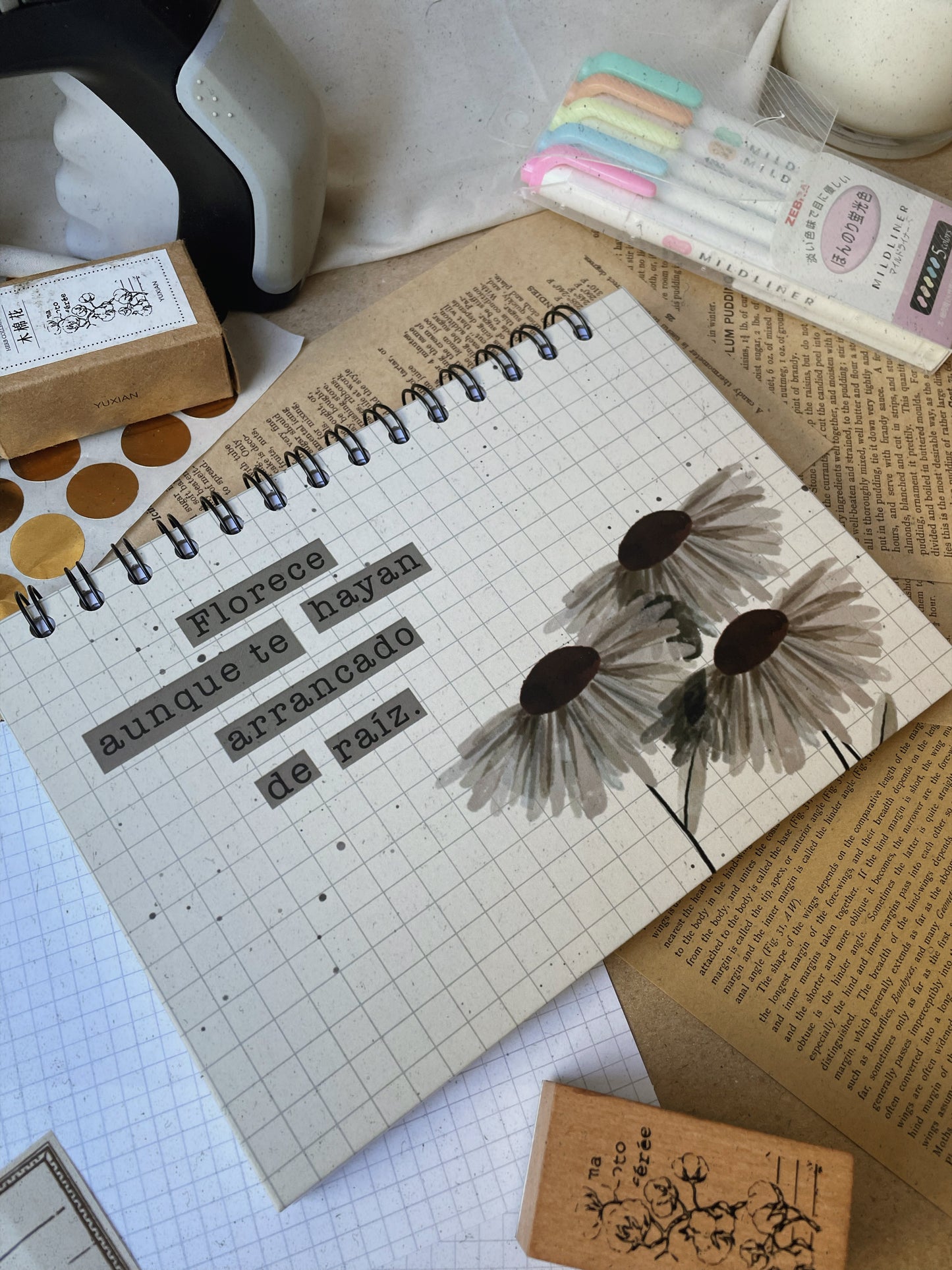 Planeador Girasoles + (Sticker Sheet)