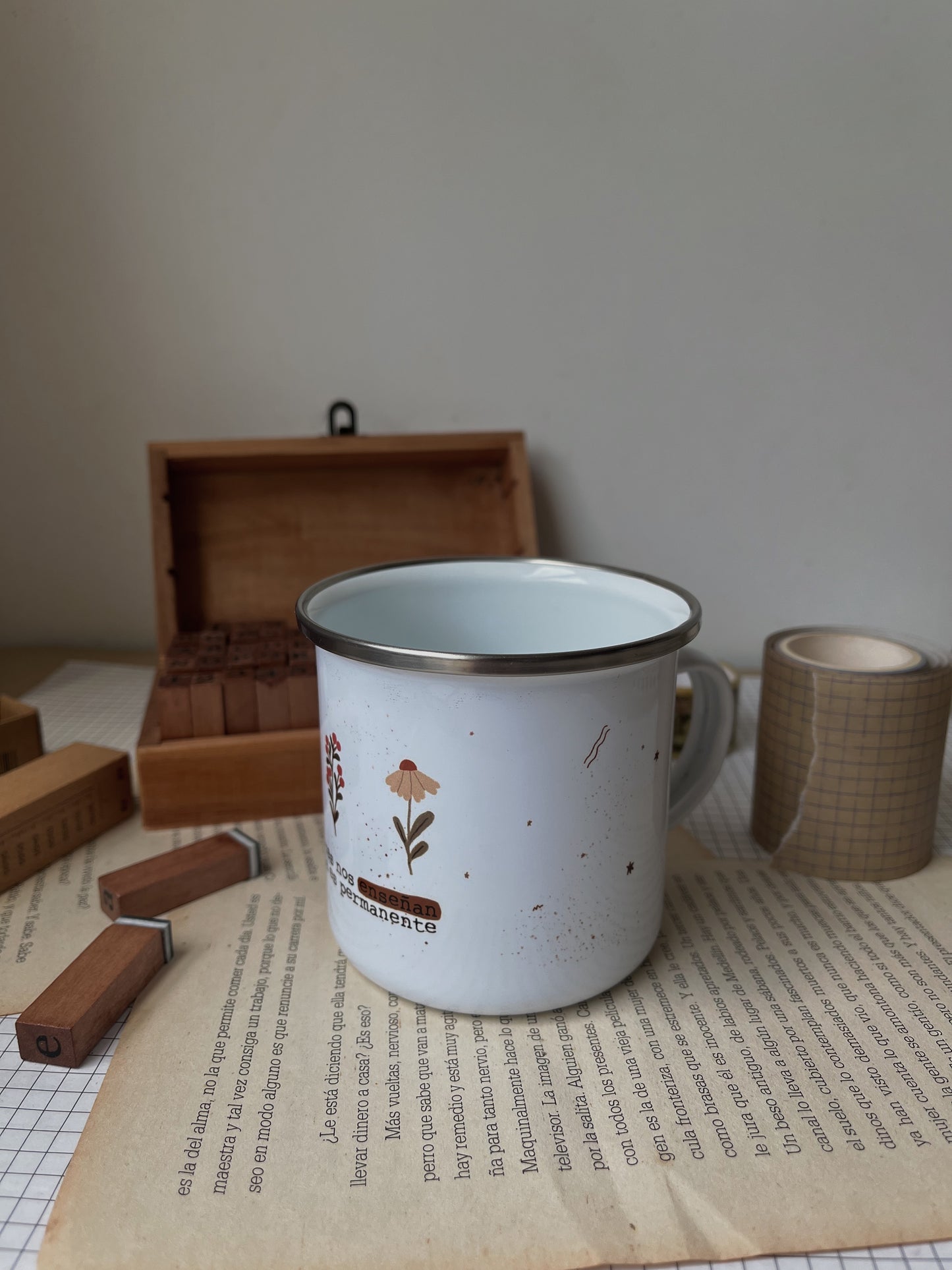 Taza flores