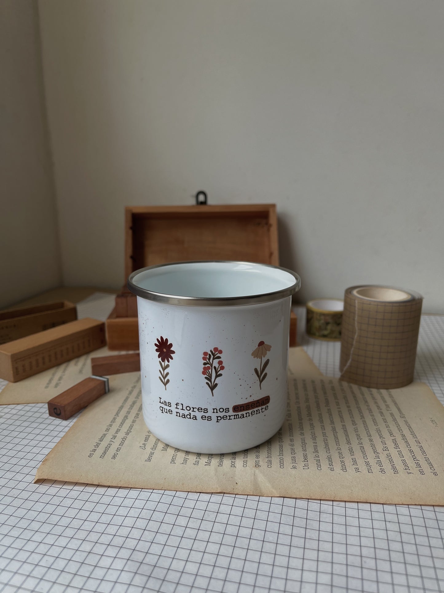 Taza flores