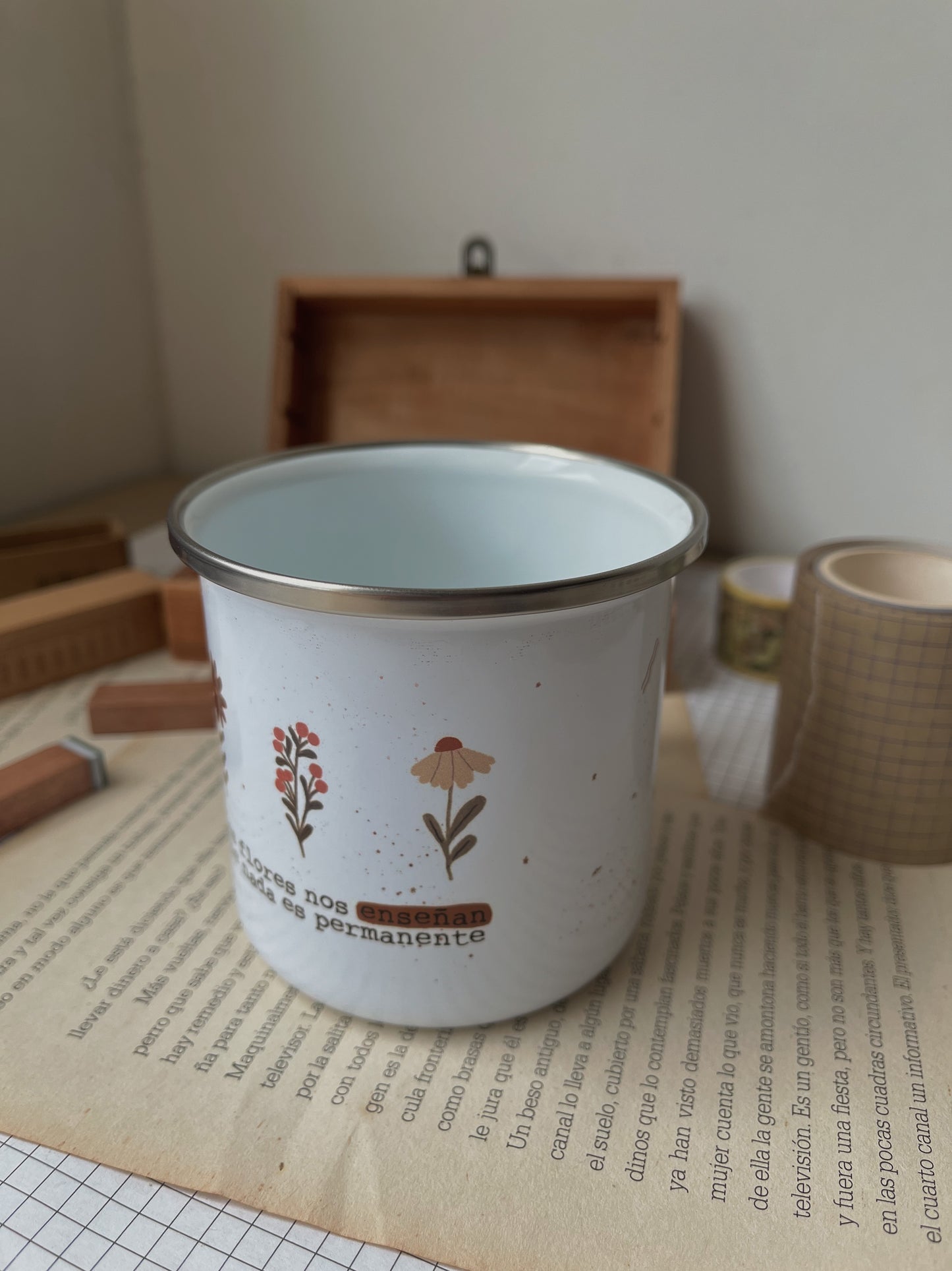 Taza flores