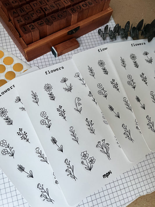 FLOWERS - STICKER