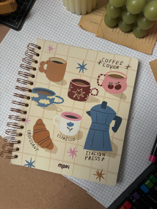 CUADERNO COFFEE CUPS