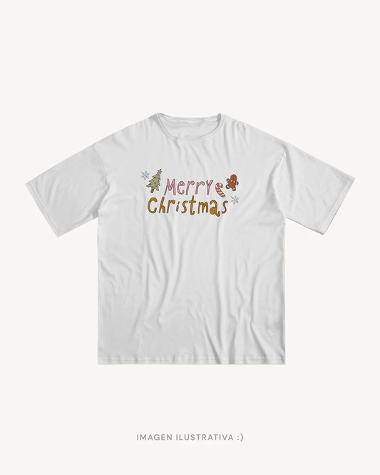 CAMISETA MERRY CHRISTMAS