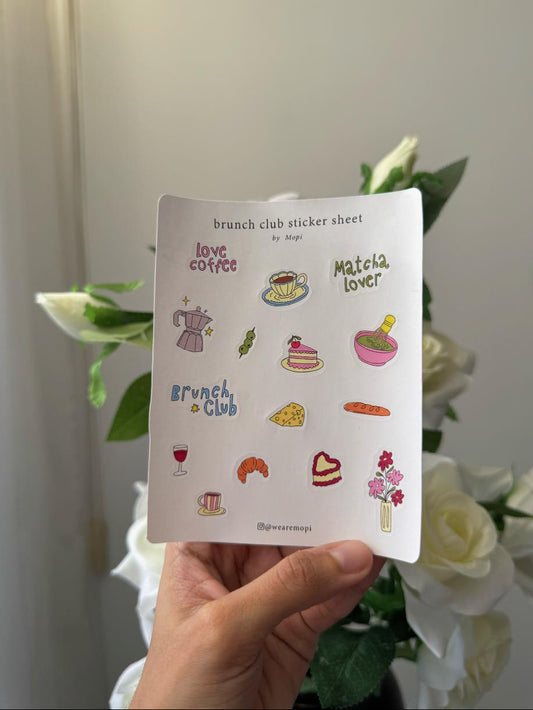 BRUNCH CLUB STICKER