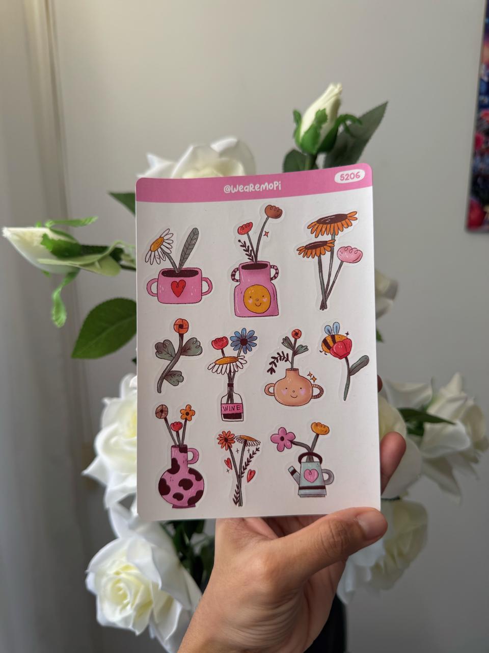 FLOWERS STICKER
