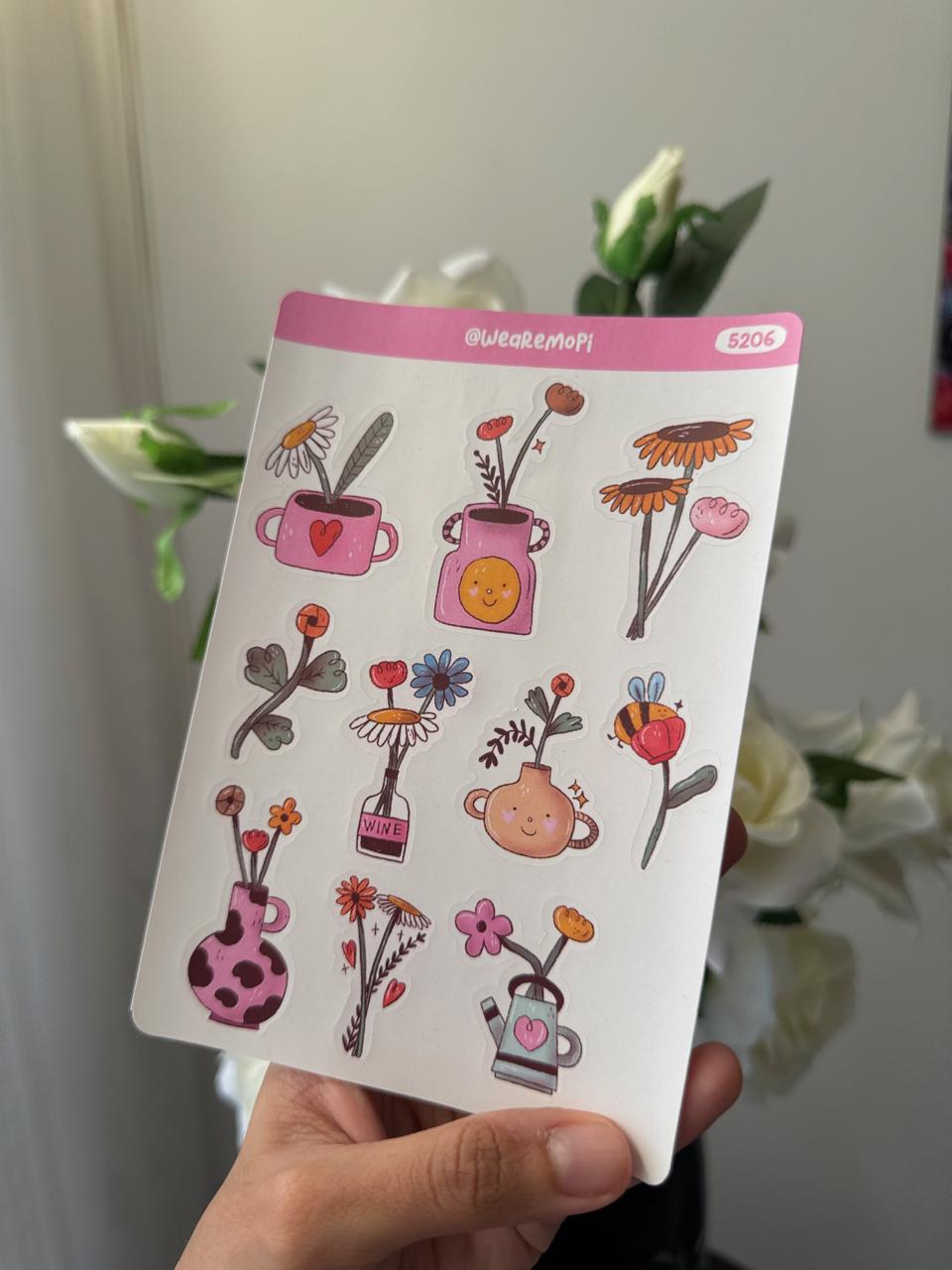 FLOWERS STICKER