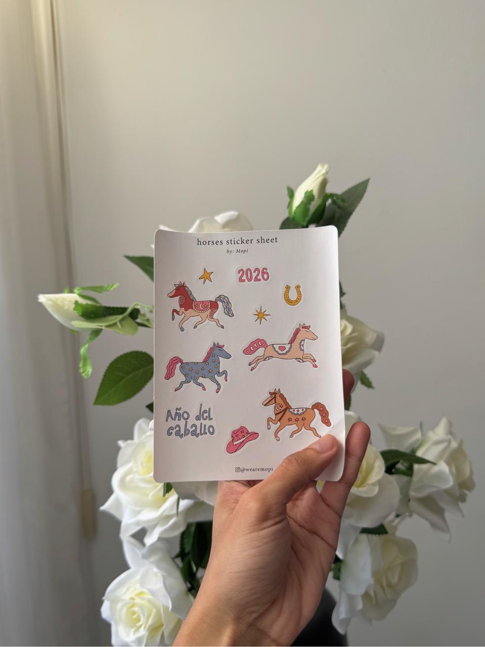 HORSES STICKER