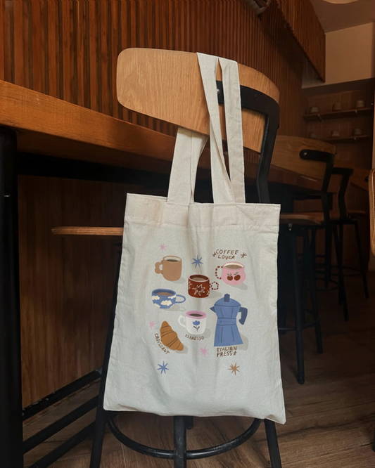TOTE BAG COFFEE CUPS