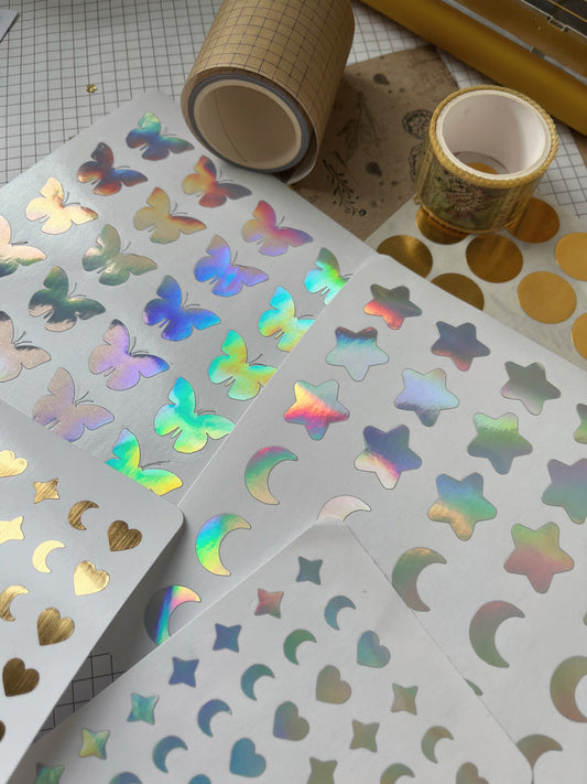 Kit Holografico - Stickers Sheet